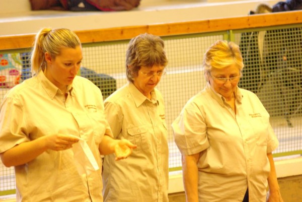 Marina, Josiane et Jocelyne au "mini-bol d'or" à St Quentin-Fallavier (Photo Comité de l'Isère)